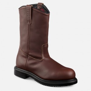 Red Wing 11-inch Insulated Safety Toe Pull-On Boot Svarte | NXPJ-31579