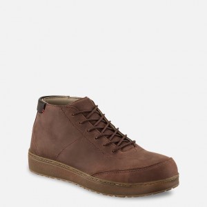 Red Wing 5-inch Safety Toe Chukka Brune | EMJS-25460