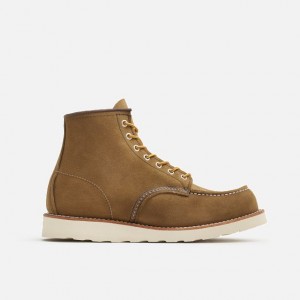 Red Wing 6-inch Boot in Olive Mohave Leather | GLYC-54317