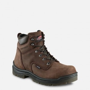 Red Wing 6-inch Safety Toe Boot Brune | AKMX-28106