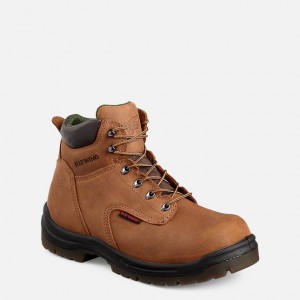 Red Wing 6-inch Safety Toe Boot Brune | BSJO-15682