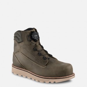 Red Wing 6-inch Waterproof BOA® Safety Toe Boot Tan | FQGZ-35027