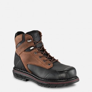 Red Wing 6-inch Waterproof Safety Toe Boot Svarte | UKHF-82937