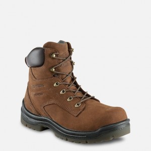 Red Wing 6-inch Waterproof Safety Toe Boot Brune | MXOZ-65972