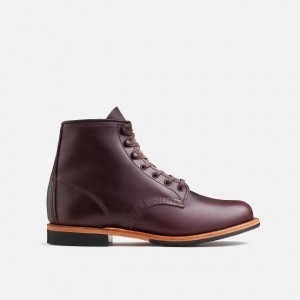 Red Wing 6-inch boot in Black Cherry Excalibur Leather | XADB-64872