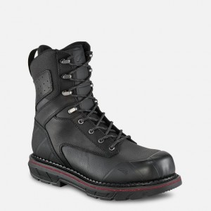 Red Wing 8-inch Waterproof Safety Toe Boot Svarte | ESNQ-70582