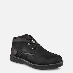 Red Wing CSA Safety Toe Chukka Svarte | EIUT-59603