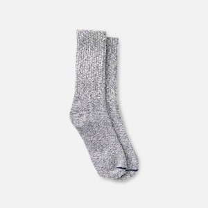 Red Wing Cotton Blend Ragg Crew Socks in Navy/White Cotton Blend | KNVC-49157