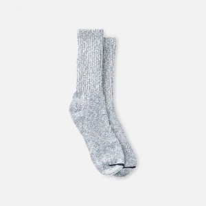 Red Wing Cotton Blend Ragg Crew Socks in Carolina Blue/Navy/White Cotton Blend | GTUR-53196