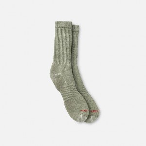 Red Wing Full Crew Socks in Olive | HXOQ-09287