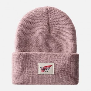 Red Wing Kids Cuffed Beanie Hat in Pale Rose | APHV-38457