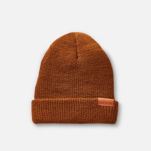 Red Wing Merino Wool Knit Hat in Copper | LIMS-10785