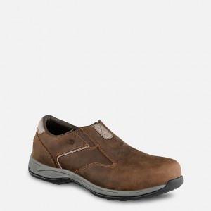 Red Wing Safety Toe Slip-On Svarte | ISET-98365