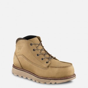 Red Wing Waterproof Safety Toe Chukka Tan | BVJE-76804