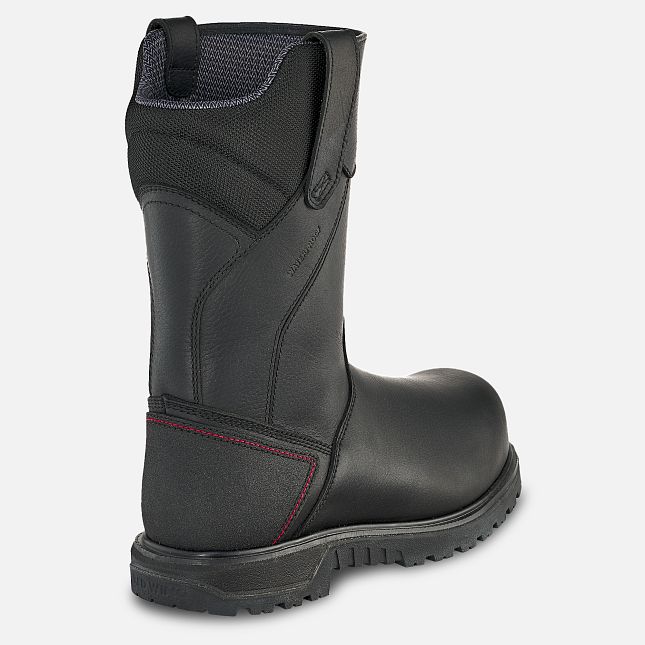 Red Wing 11-inch Waterproof, Insulated, CSA Safety Toe Pull-On Boot Black-Gray | FVPZ-45073