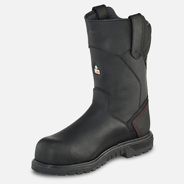 Red Wing 11-inch Waterproof, Insulated, CSA Safety Toe Pull-On Boot Black-Gray | FVPZ-45073