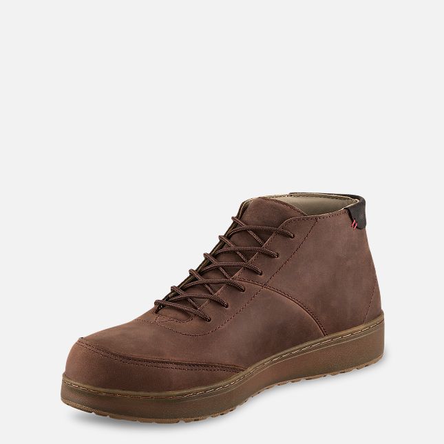 Red Wing 5-inch Safety Toe Chukka Brune | EMJS-25460