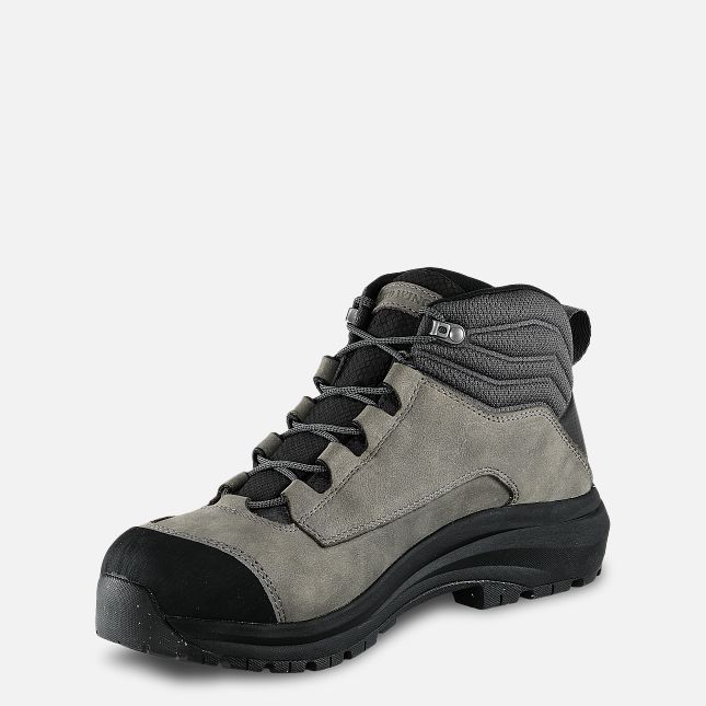 Red Wing 5-inch Waterproof Safety Toe Boot Black-Tan Fleck | FPHS-53840