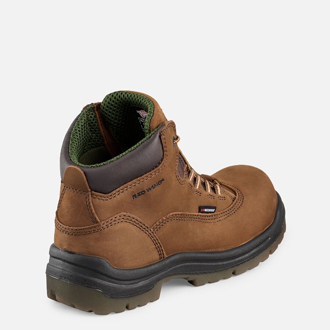 Red Wing 5-inch Waterproof Safety Toe Boot Brune | HANO-69527