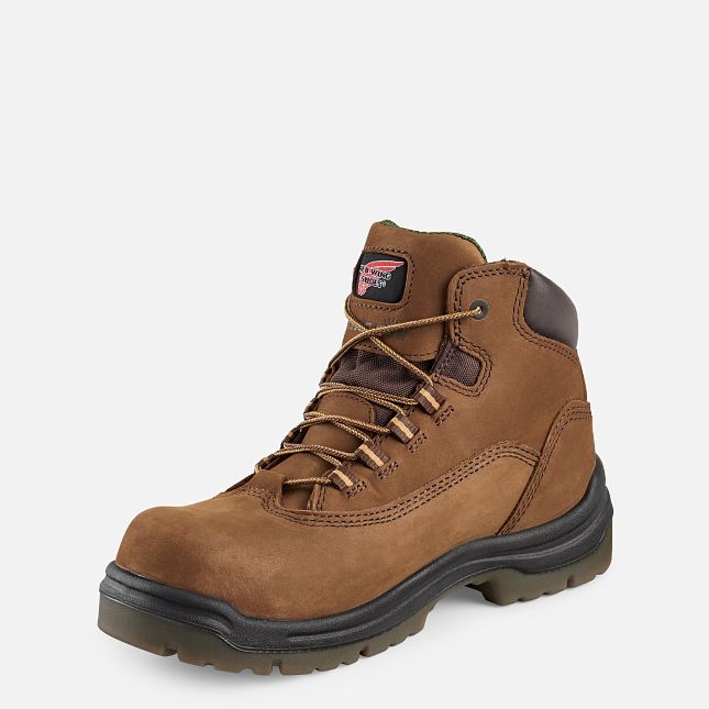 Red Wing 5-inch Waterproof Safety Toe Boot Brune | HANO-69527