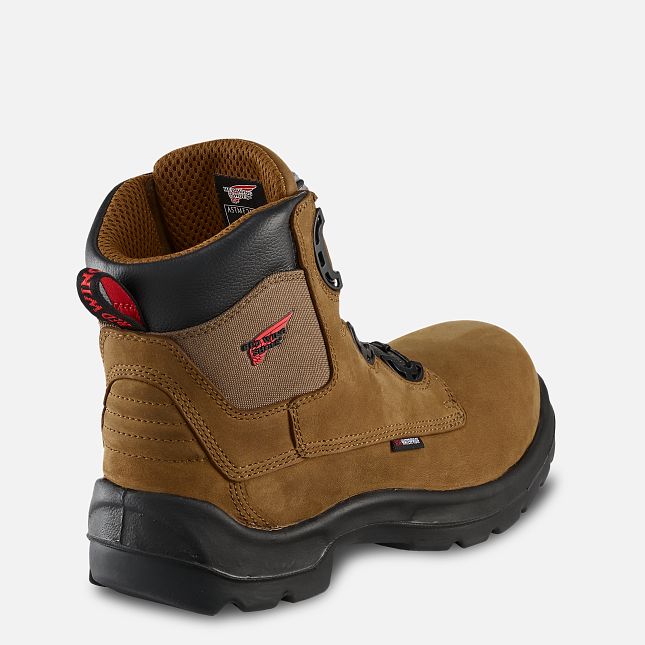 Red Wing 6-inch BOA® Waterproof Safety Toe Boot Svarte | GBUO-04836