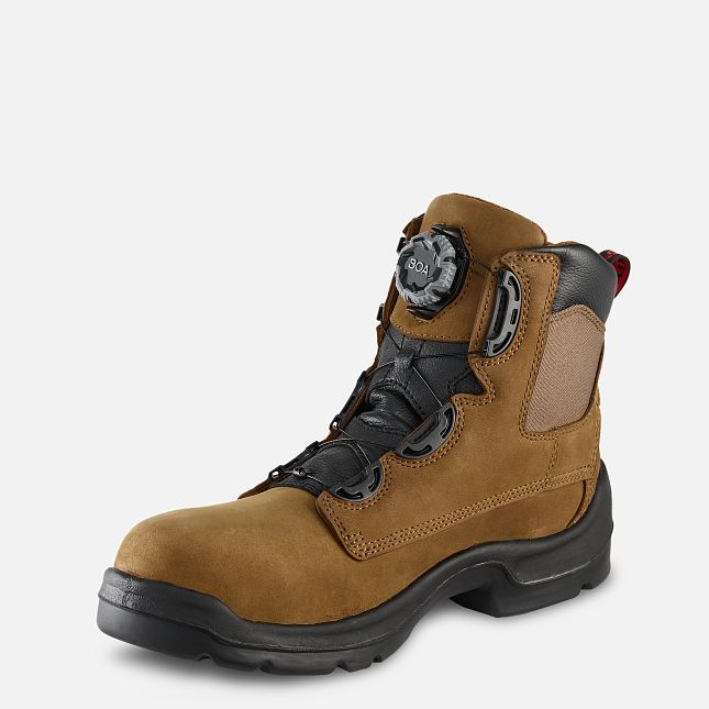 Red Wing 6-inch BOA® Waterproof Safety Toe Boot Svarte | GBUO-04836