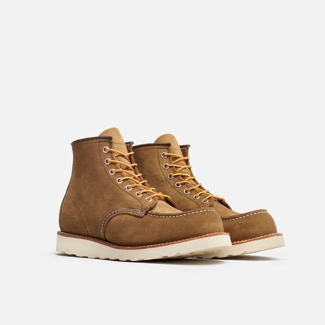 Red Wing 6-inch Boot in Olive Mohave Leather | GLYC-54317