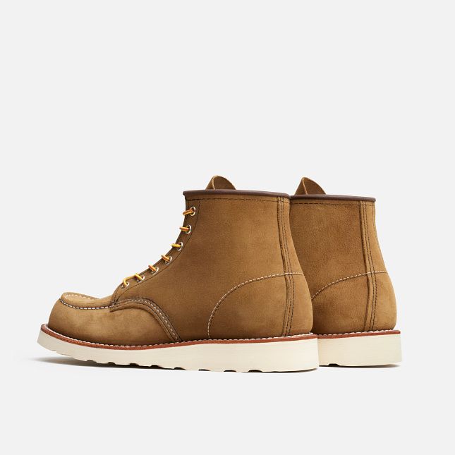 Red Wing 6-inch Boot in Olive Mohave Leather | GLYC-54317