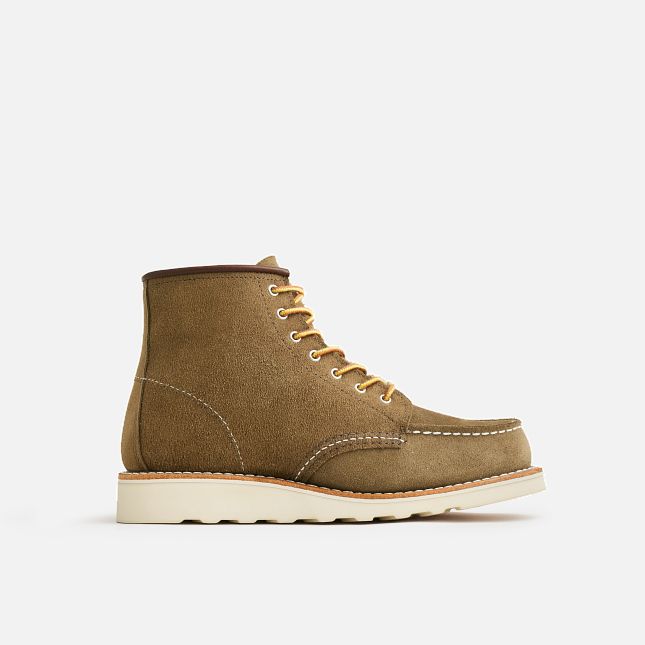 Red Wing 6-inch Classic Short Boot in Olive Mohave Leather | FVSY-37426