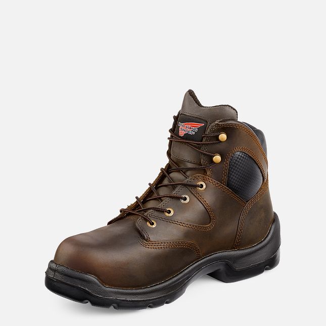 Red Wing 6-inch Safety Toe Metguard Boot Svarte | FSBU-03921