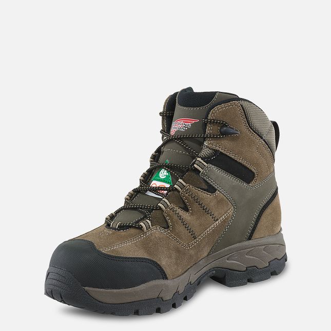 Red Wing 6-inch Waterproof CSA Safety Toe Hiker Boot Gray | YVEP-73264