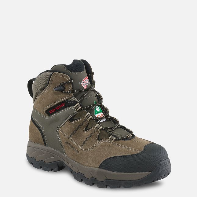 Red Wing 6-inch Waterproof CSA Safety Toe Hiker Boot Gray | YVEP-73264