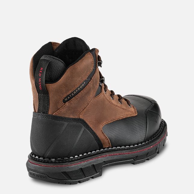 Red Wing 6-inch Waterproof Safety Toe Boot Svarte | UKHF-82937