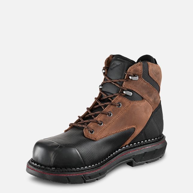 Red Wing 6-inch Waterproof Safety Toe Boot Svarte | UKHF-82937