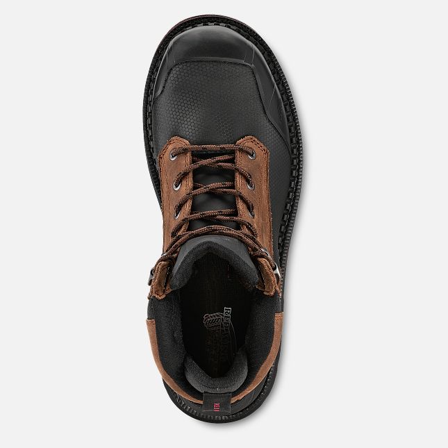 Red Wing 6-inch Waterproof Safety Toe Boot Svarte | UKHF-82937