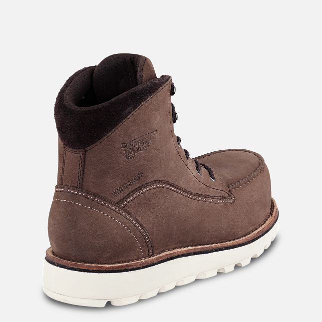 Red Wing 6-inch Waterproof Safety Toe Boot Crepe | BYXH-31742