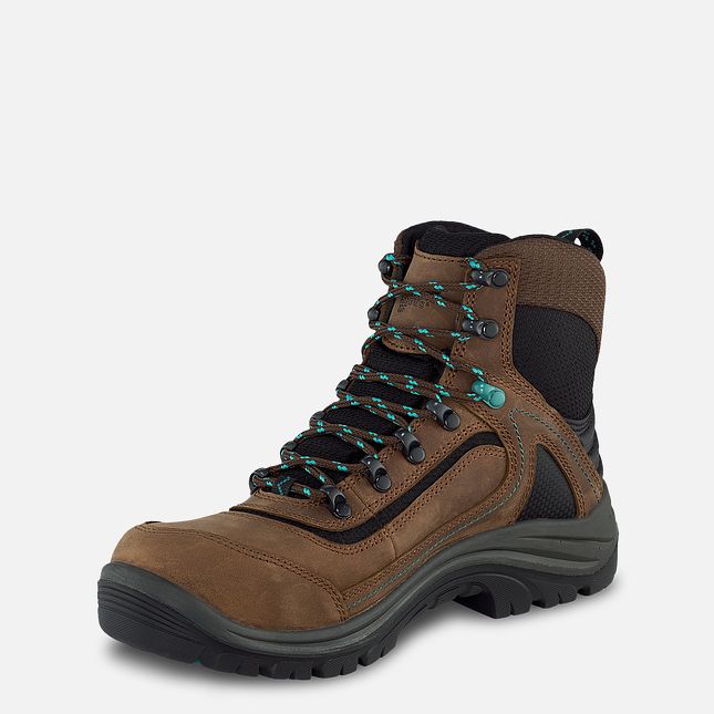 Red Wing 6-inch Waterproof Safety Toe Boot Black-Turquoise | PTML-68329