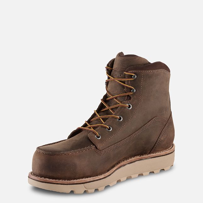 Red Wing 6-inch Waterproof Safety Toe Boot Tan | JCFM-91673