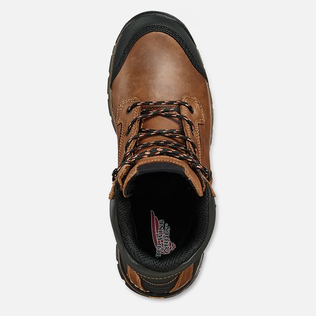 Red Wing 6-inch Waterproof Safety Toe Boot Rød | DLEV-20641