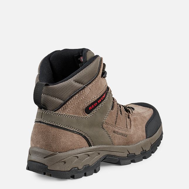 Red Wing 6-inch Waterproof Safety Toe Hiker Boot Gray | TMWU-71950