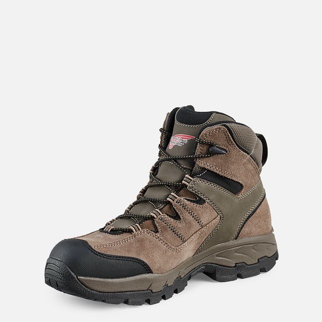 Red Wing 6-inch Waterproof Safety Toe Hiker Boot Gray | TMWU-71950