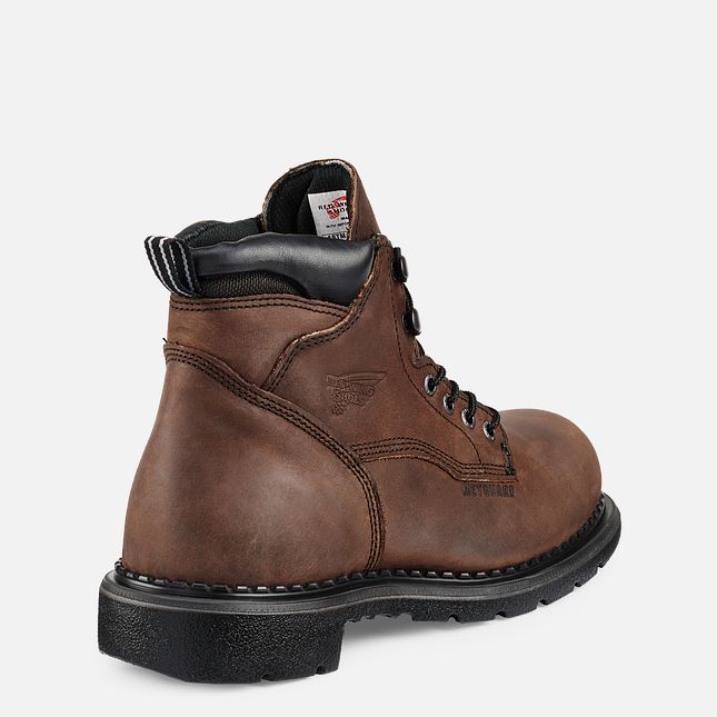 Red Wing 6-inch Waterproof Safety Toe Metguard Boot | DVGH-71854