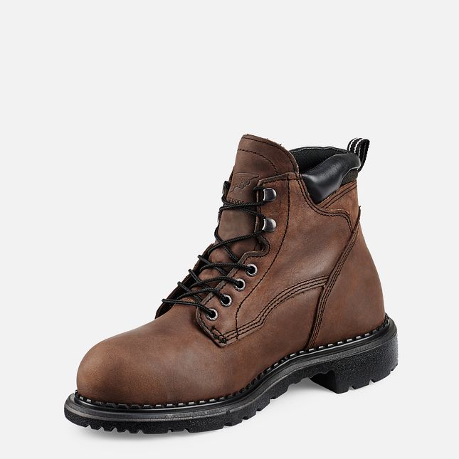 Red Wing 6-inch Waterproof Safety Toe Metguard Boot | DVGH-71854