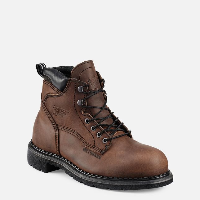 Red Wing 6-inch Waterproof Safety Toe Metguard Boot | DVGH-71854