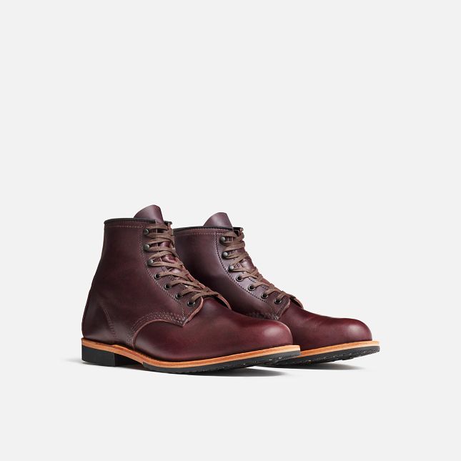 Red Wing 6-inch boot in Black Cherry Excalibur Leather | XADB-64872