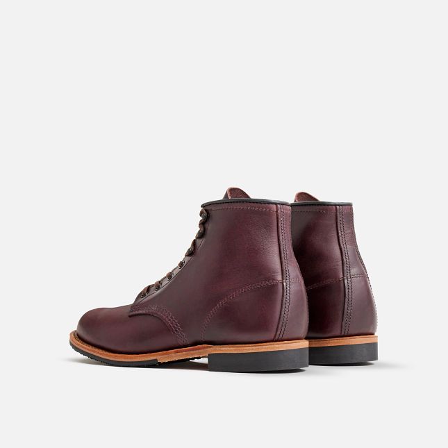 Red Wing 6-inch boot in Black Cherry Excalibur Leather | XADB-64872