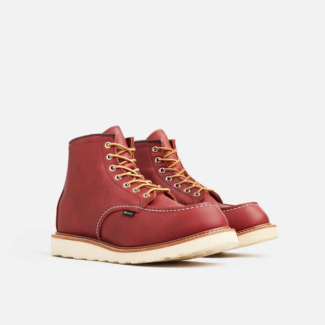 Red Wing 6-inch boot in Russet Waterproof Leather | QFBA-19647