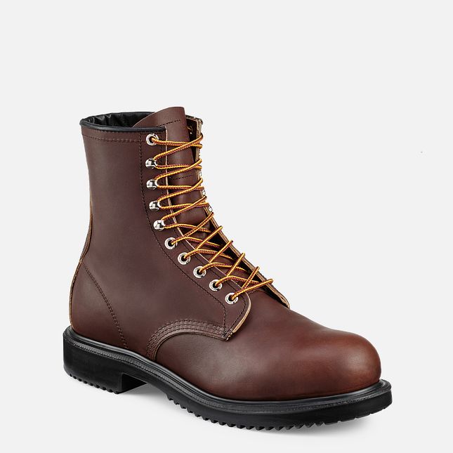 Red Wing 8-inch Safety Toe Boot Svarte | MEPR-39615