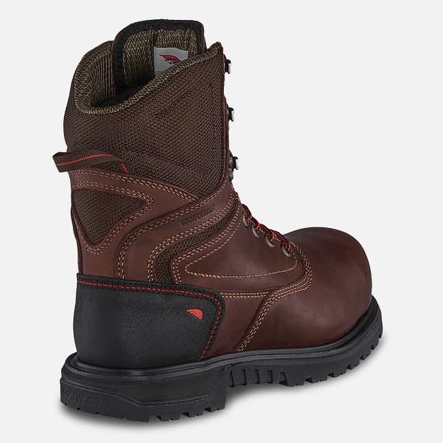 Red Wing 8-inch Waterproof, CSA Safety Toe Boot Black-Gray | UDJI-50761