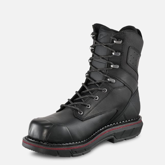 Red Wing 8-inch Waterproof Safety Toe Boot Svarte | ESNQ-70582